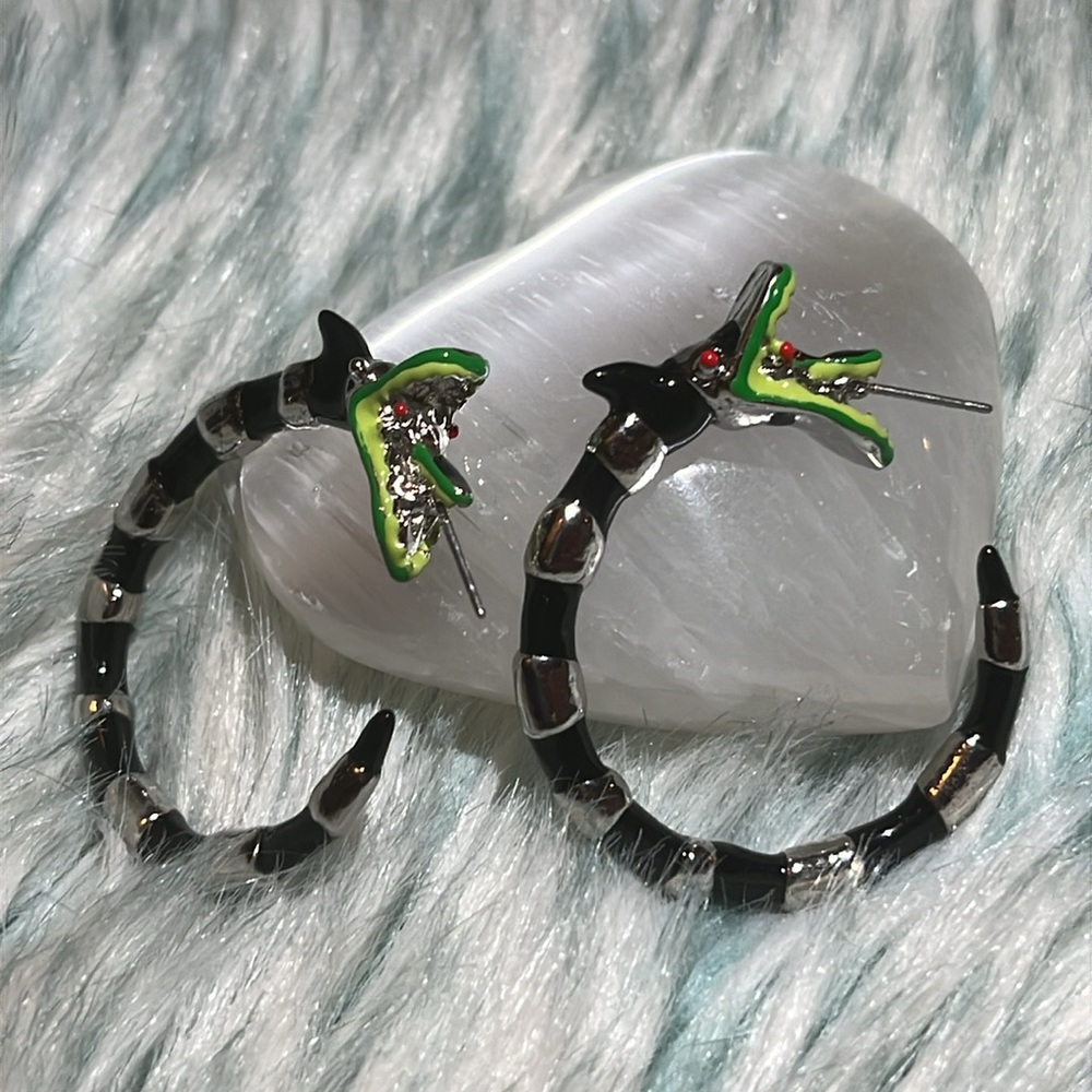 Beetlejuice Sandworm Earrings